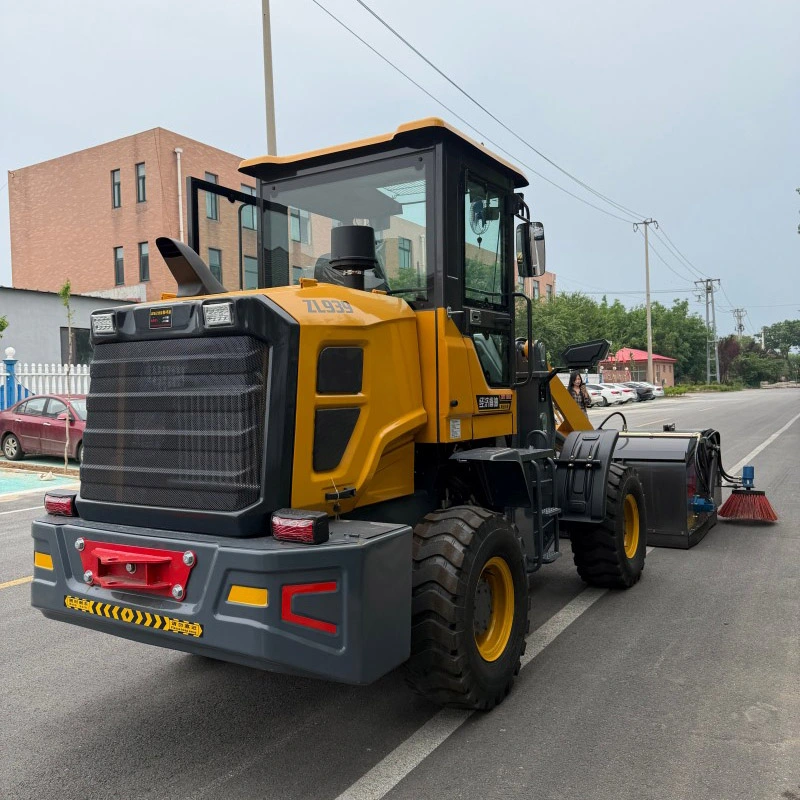 Enclosed-Cab Loader Sweeper