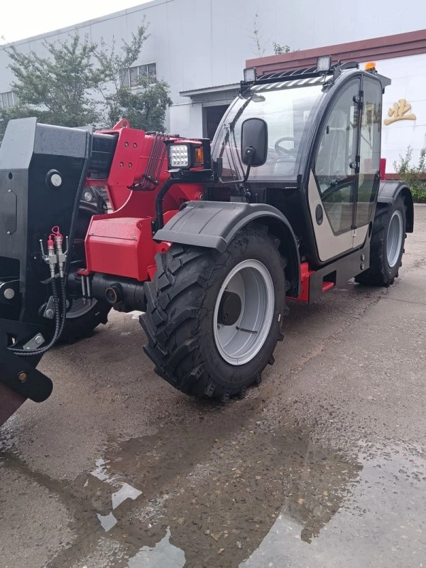 12m telescopic handler with attachment
