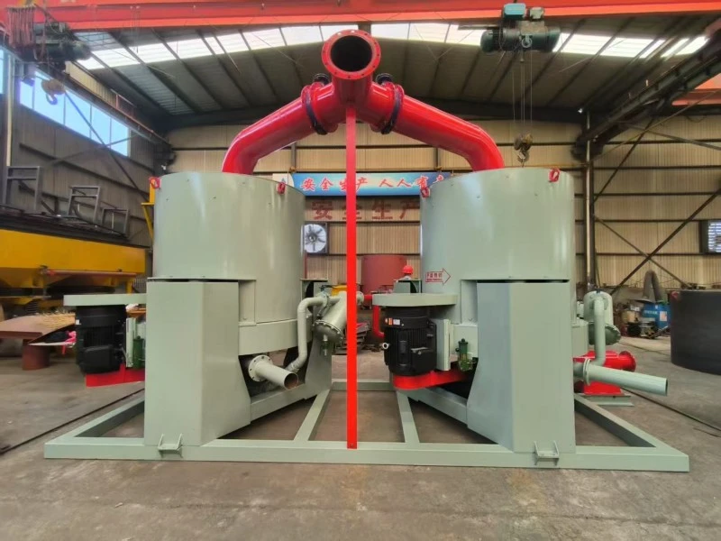 Gold centrifugal concentrator in operation