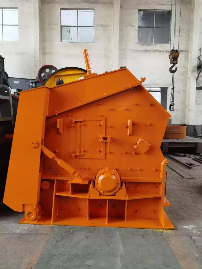 Jaw crusher working site