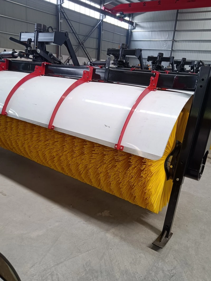 Large Vehicle Mounted Rotary Snow Brush at airport